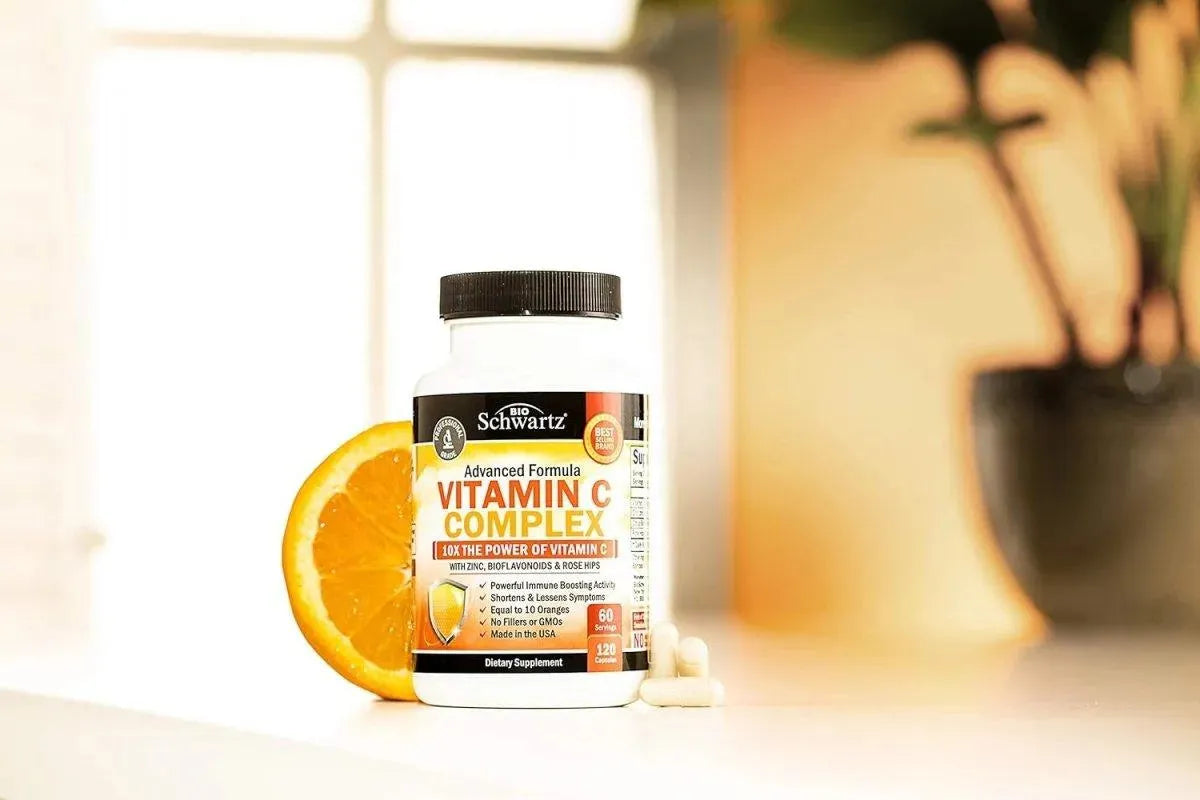 BIO SCHWARTZ - BioSchwartz Vitamin C Complex 120 Capsulas - The Red Vitamin MX - Suplementos Alimenticios - {{ shop.shopifyCountryName }}
