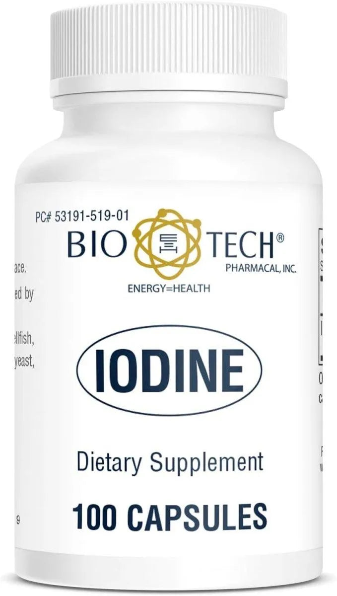 BIO-TECH PHARMACAL - Bio-Tech Pharmacal Iodine 100 Capsulas - The Red Vitamin MX - Suplementos Alimenticios - {{ shop.shopifyCountryName }}