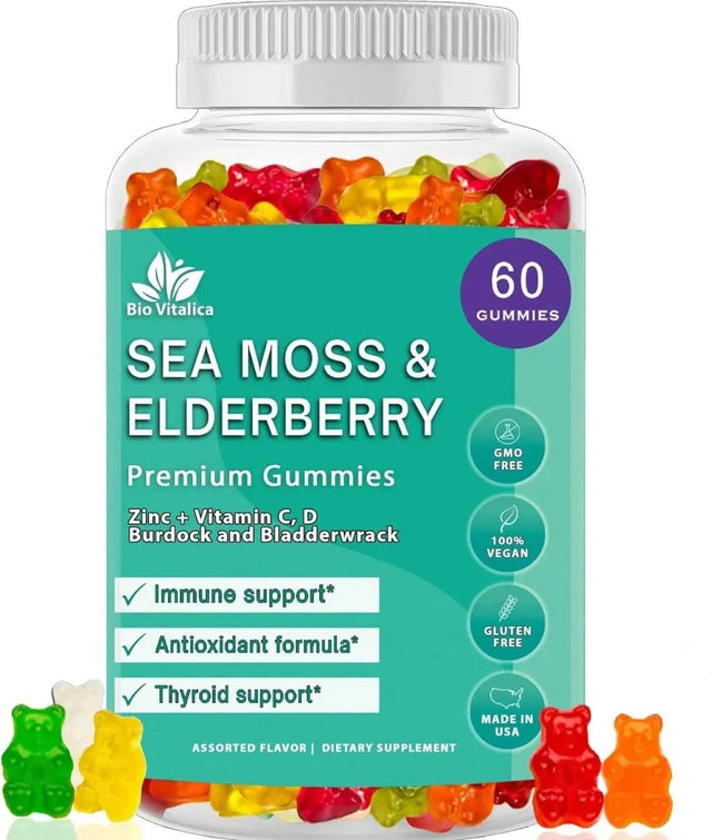 BIO VITALICA - Bio Vitalica Sea Moss Gummies Elderberry 60 Gomitas - The Red Vitamin MX - Suplementos Alimenticios - {{ shop.shopifyCountryName }}