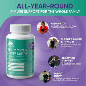 BIO VITALICA - Bio Vitalica Sea Moss Gummies Elderberry 60 Gomitas - The Red Vitamin MX - Suplementos Alimenticios - {{ shop.shopifyCountryName }}