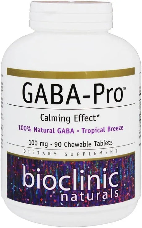 BIOCLINIC NATURALS - Bioclinic GABA Pro 90 Tabletas Masticables - The Red Vitamin MX - Suplementos Alimenticios - {{ shop.shopifyCountryName }}