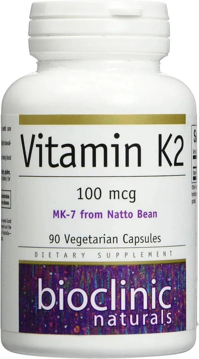 BIOCLINIC NATURALS - Bioclinic Naturals Vitamin K2 90 Capsulas - The Red Vitamin MX - Suplementos Alimenticios - {{ shop.shopifyCountryName }}