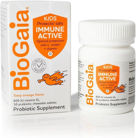 BIOGAIA - BioGaia Protectis Immune Active KIDS Probiotic 30 Tabletas Masticables - The Red Vitamin MX - Suplementos Alimenticios - {{ shop.shopifyCountryName }}