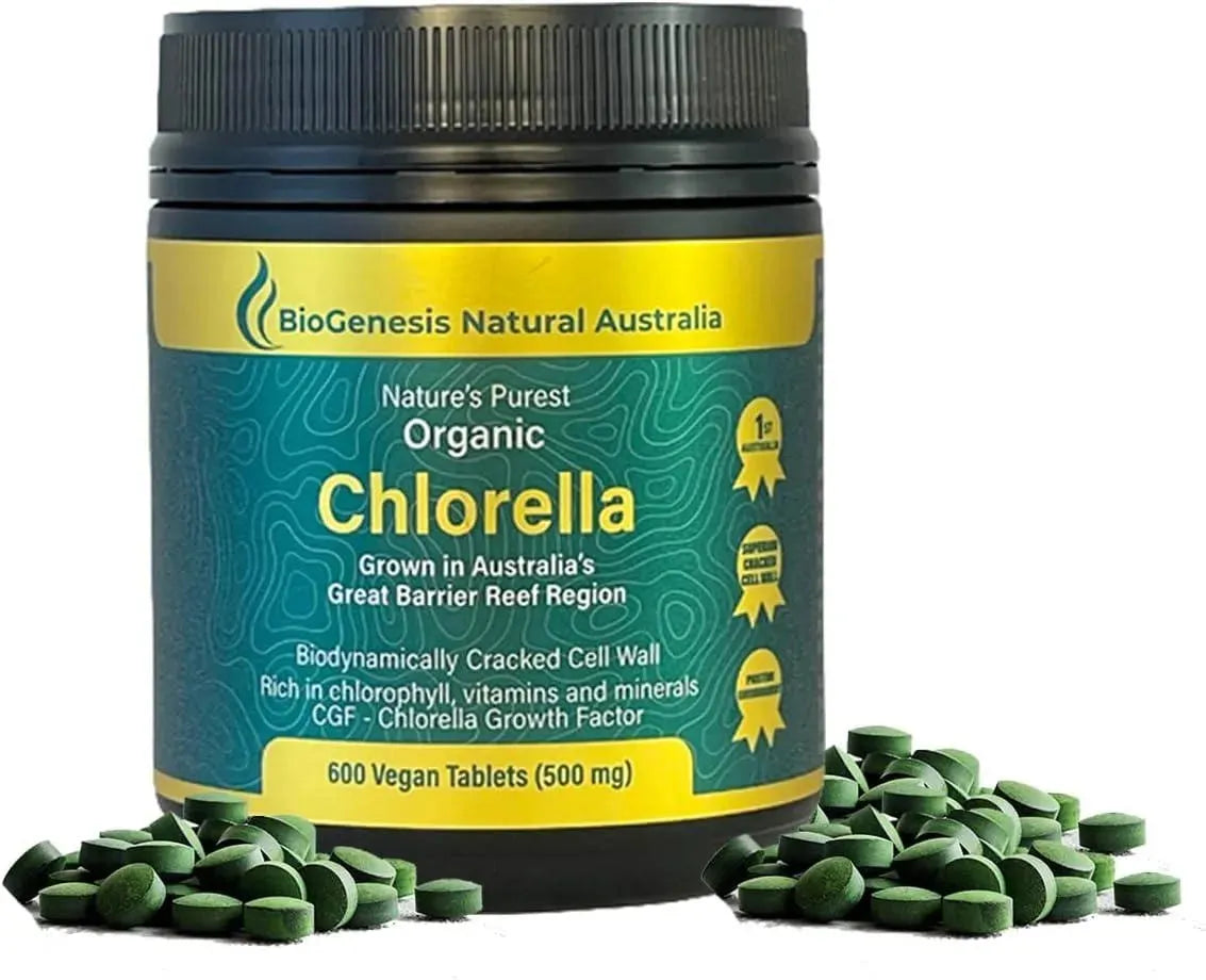 BIOGENESIS - Biogenesis Organic Chlorella 500Mg. 600 Tabletas - The Red Vitamin MX - Suplementos Alimenticios - {{ shop.shopifyCountryName }}