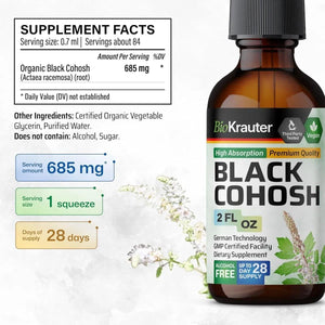 BIOKRAUTER - Bio Krauter Black Cohosh Supplement for Women 2 Fl.Oz. - The Red Vitamin MX - Suplementos Alimenticios - {{ shop.shopifyCountryName }}