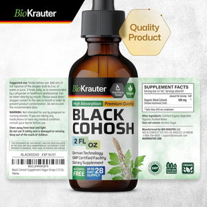 BIOKRAUTER - Bio Krauter Black Cohosh Supplement for Women 2 Fl.Oz. - The Red Vitamin MX - Suplementos Alimenticios - {{ shop.shopifyCountryName }}