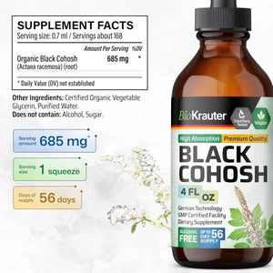 BIOKRAUTER - Bio Krauter Black Cohosh Supplement for Women 4 Fl.Oz. - The Red Vitamin MX - Suplementos Alimenticios - {{ shop.shopifyCountryName }}