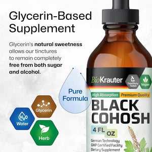 BIOKRAUTER - Bio Krauter Black Cohosh Supplement for Women 4 Fl.Oz. - The Red Vitamin MX - Suplementos Alimenticios - {{ shop.shopifyCountryName }}