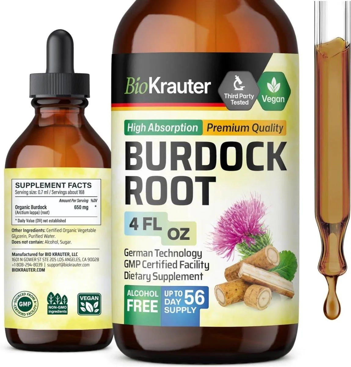 BIOKRAUTER - Bio Krauter Burdock Root Tincture 4 Fl.Oz. - The Red Vitamin MX - Suplementos Alimenticios - {{ shop.shopifyCountryName }}