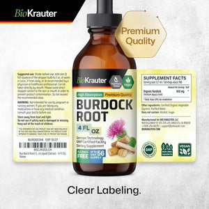 BIOKRAUTER - Bio Krauter Burdock Root Tincture 4 Fl.Oz. - The Red Vitamin MX - Suplementos Alimenticios - {{ shop.shopifyCountryName }}