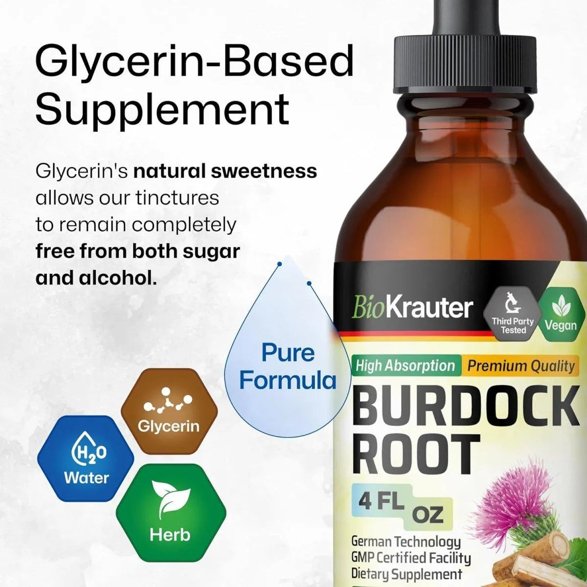 BIOKRAUTER - Bio Krauter Burdock Root Tincture 4 Fl.Oz. - The Red Vitamin MX - Suplementos Alimenticios - {{ shop.shopifyCountryName }}