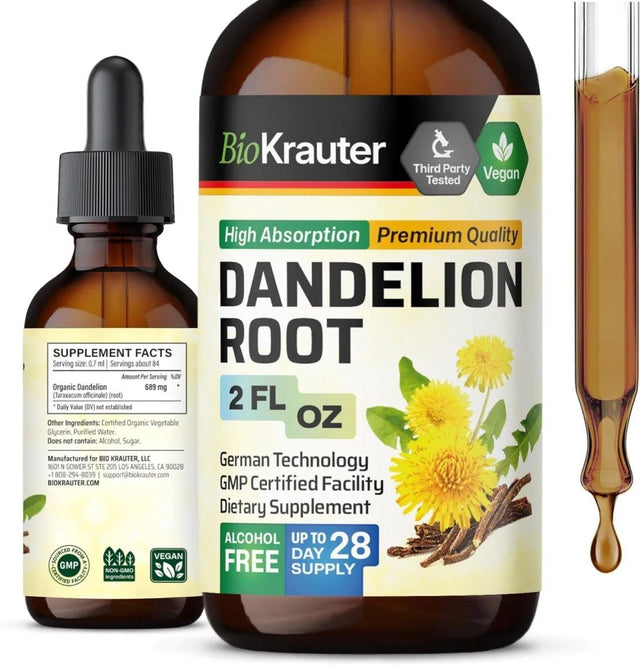 BIOKRAUTER - Bio Krauter Dandelion Root Tincture 2 Fl.Oz. - The Red Vitamin MX - Suplementos Alimenticios - {{ shop.shopifyCountryName }}