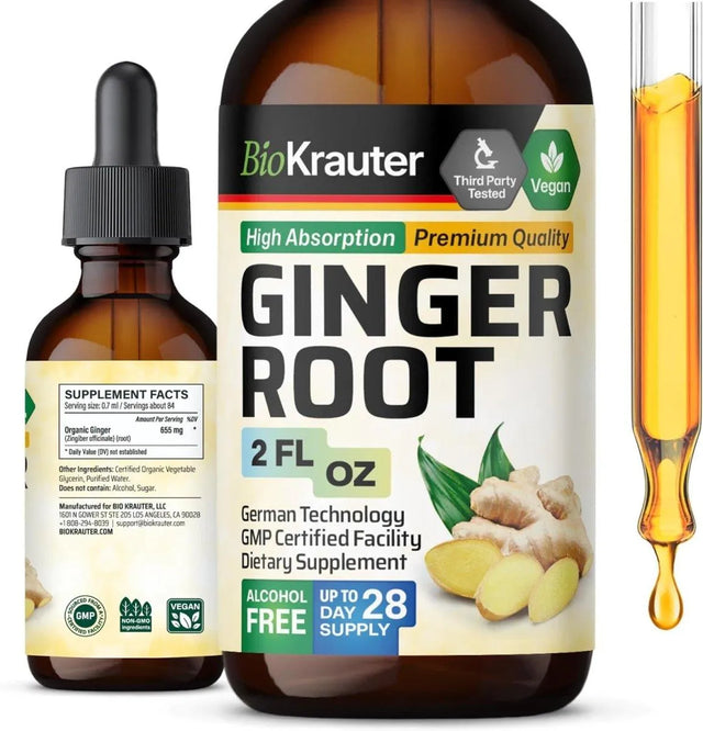 BIOKRAUTER - Bio Krauter Ginger Root Tincture 2 Fl.Oz. - The Red Vitamin MX - Suplementos Alimenticios - {{ shop.shopifyCountryName }}