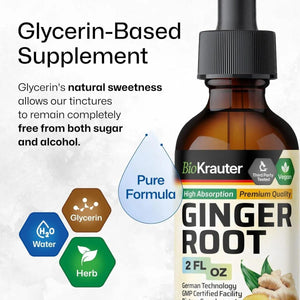 BIOKRAUTER - Bio Krauter Ginger Root Tincture 2 Fl.Oz. - The Red Vitamin MX - Suplementos Alimenticios - {{ shop.shopifyCountryName }}