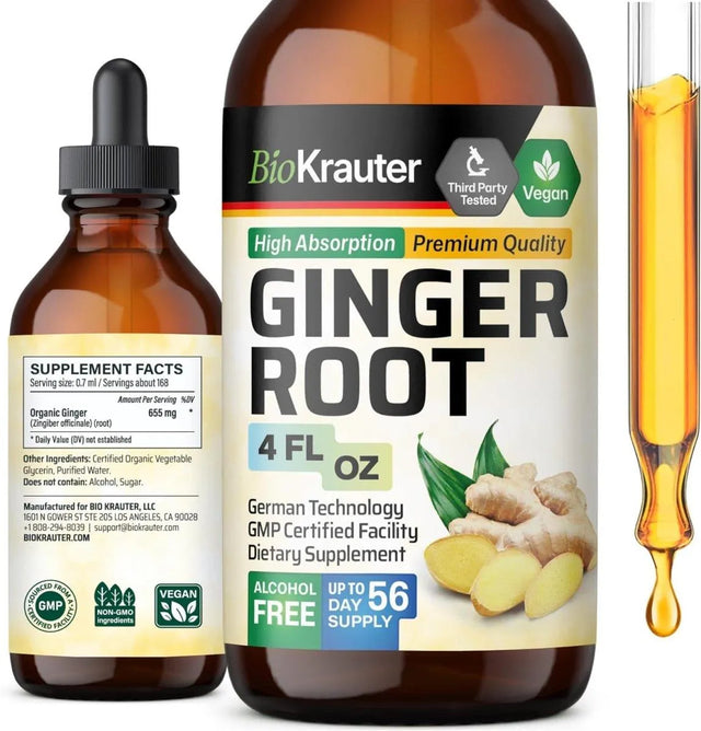 BIOKRAUTER - Bio Krauter Ginger Root Tincture 4 Fl.Oz. - The Red Vitamin MX - Suplementos Alimenticios - {{ shop.shopifyCountryName }}