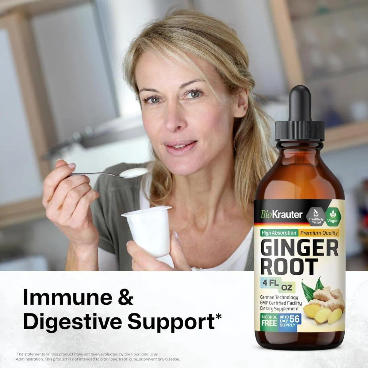 BIOKRAUTER - Bio Krauter Ginger Root Tincture 4 Fl.Oz. - The Red Vitamin MX - Suplementos Alimenticios - {{ shop.shopifyCountryName }}