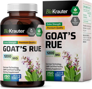 BIOKRAUTER - Bio Krauter Goats Rue Lactation Support 1200Mg. 250 Capsulas - The Red Vitamin MX - Suplementos Alimenticios - {{ shop.shopifyCountryName }}