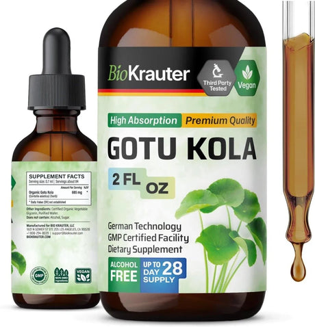 BIOKRAUTER - Bio Krauter Gotu Kola Tincture 2 Fl.Oz. - The Red Vitamin MX - Suplementos Alimenticios - {{ shop.shopifyCountryName }}