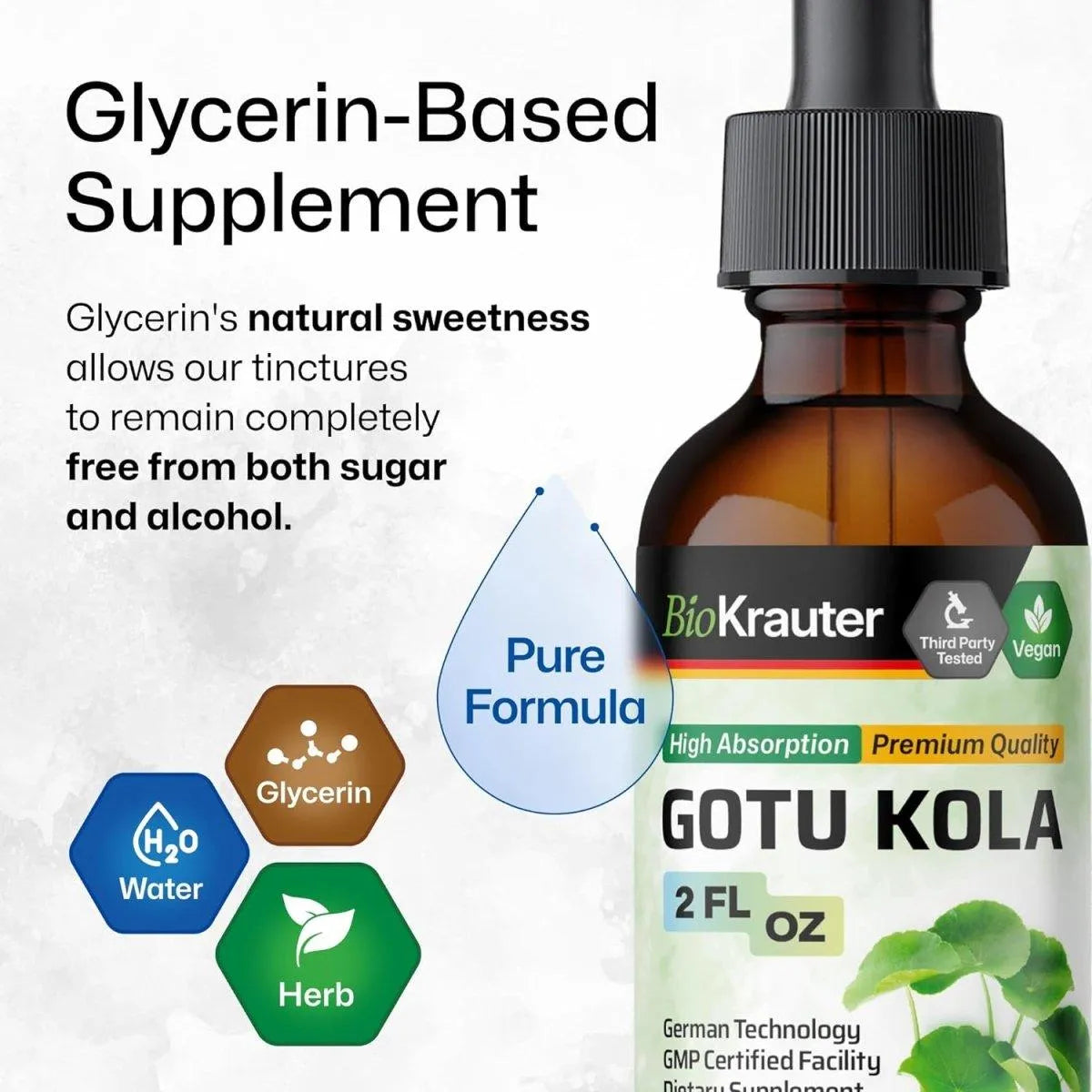 BIOKRAUTER - Bio Krauter Gotu Kola Tincture 2 Fl.Oz. - The Red Vitamin MX - Suplementos Alimenticios - {{ shop.shopifyCountryName }}