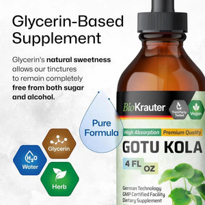 BIOKRAUTER - Bio Krauter Gotu Kola Tincture 4 Fl.Oz. - The Red Vitamin MX - Suplementos Alimenticios - {{ shop.shopifyCountryName }}