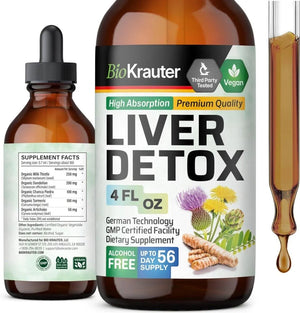 BIOKRAUTER - Bio Krauter Liver Detox Tincture 4 Fl.Oz. - The Red Vitamin MX - Suplementos Alimenticios - {{ shop.shopifyCountryName }}