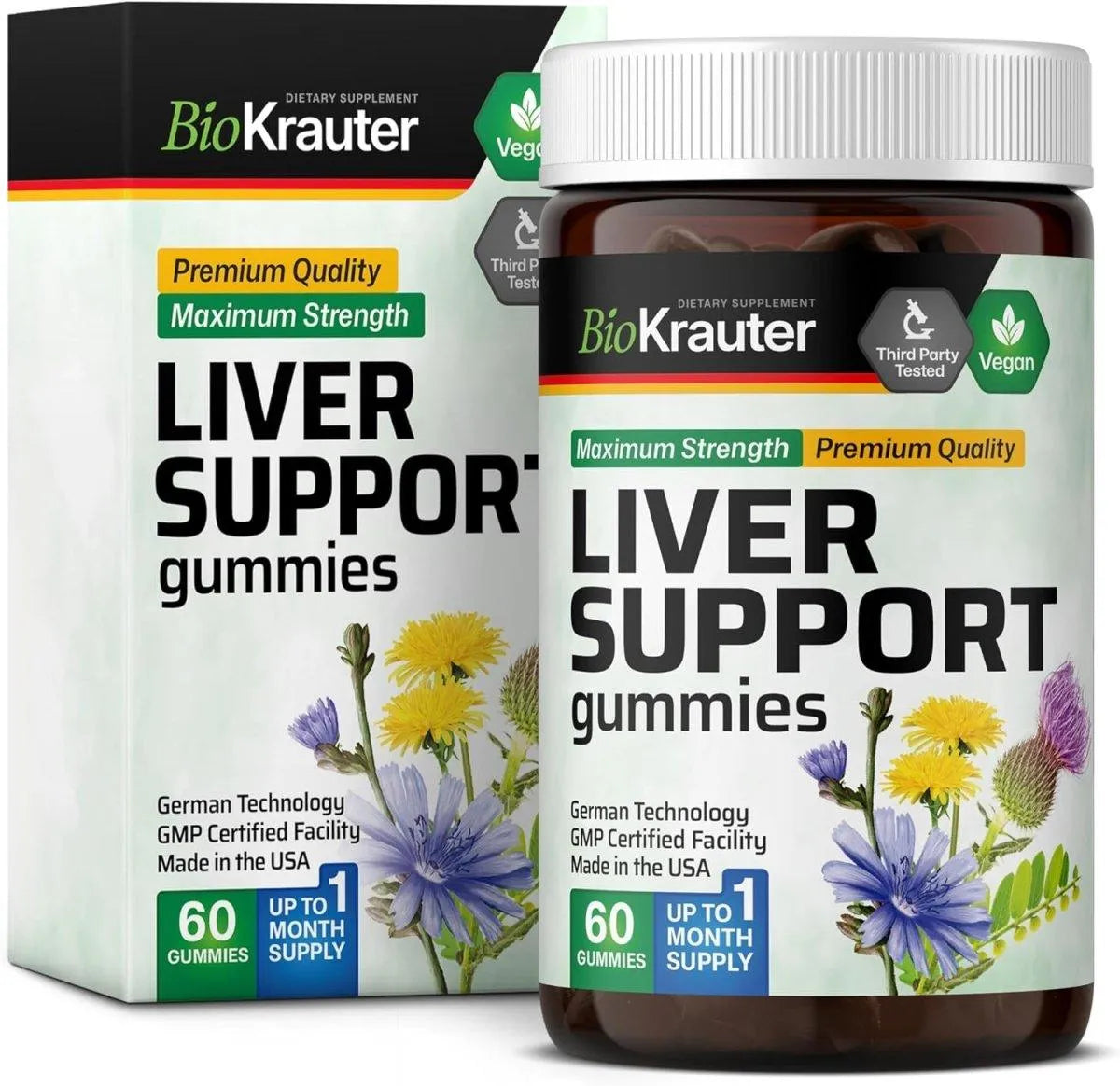 BIOKRAUTER - Bio Krauter Liver Support Gummies 60 Gomitas - The Red Vitamin MX - Suplementos Alimenticios - {{ shop.shopifyCountryName }}