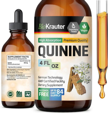 BIOKRAUTER - Bio Krauter Quinine Leg Cramps Relief Liquid Extract 4 Fl.Oz. - The Red Vitamin MX - Suplementos Alimenticios - {{ shop.shopifyCountryName }}