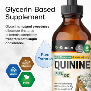 BIOKRAUTER - Bio Krauter Quinine Leg Cramps Relief Liquid Extract 4 Fl.Oz. - The Red Vitamin MX - Suplementos Alimenticios - {{ shop.shopifyCountryName }}