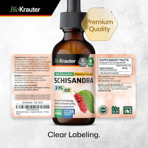 BIOKRAUTER - BIO KRAUTER Schisandra Tincture 2 Fl.Oz. - The Red Vitamin MX - Suplementos Alimenticios - {{ shop.shopifyCountryName }}