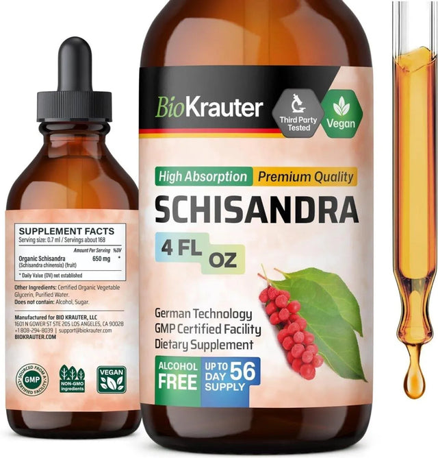 BIOKRAUTER - BIO KRAUTER Schisandra Tincture 4 Fl.Oz. - The Red Vitamin MX - Suplementos Alimenticios - {{ shop.shopifyCountryName }}