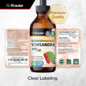 BIOKRAUTER - BIO KRAUTER Schisandra Tincture 4 Fl.Oz. - The Red Vitamin MX - Suplementos Alimenticios - {{ shop.shopifyCountryName }}