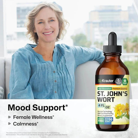 BIOKRAUTER - Bio Krauter St John's Wort Tincture 4 Fl.Oz. - The Red Vitamin MX - Suplementos Alimenticios - {{ shop.shopifyCountryName }}