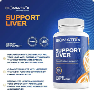 BIOMATRIX - BioMatrix Liver Support Cleanse Detox & Repair 90 Capsulas - The Red Vitamin MX - Suplementos Alimenticios - {{ shop.shopifyCountryName }}