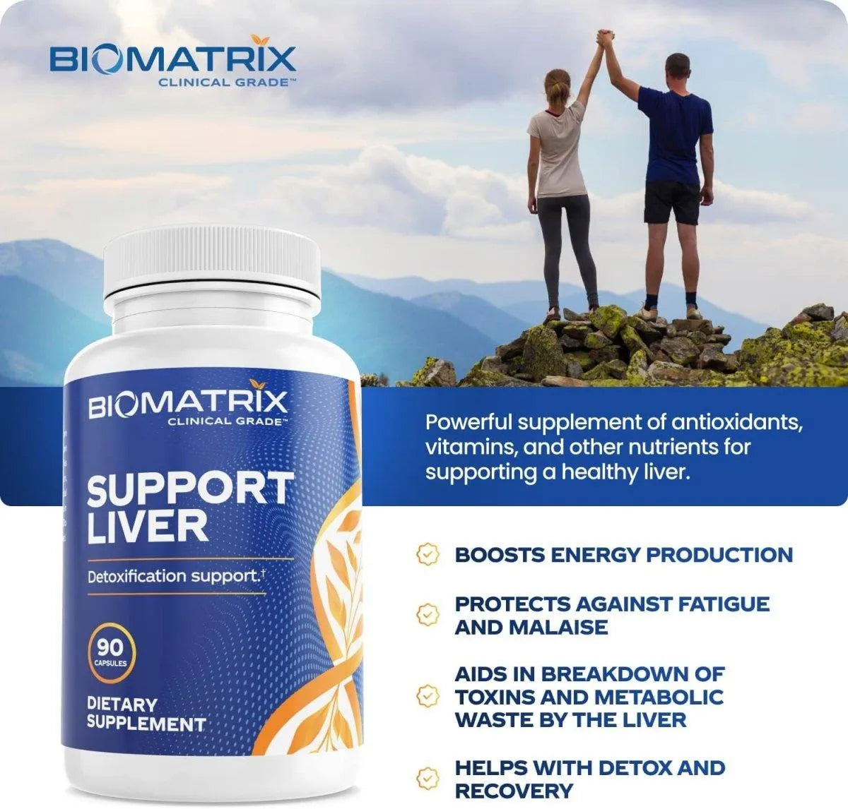 BIOMATRIX - BioMatrix Liver Support Cleanse Detox & Repair 90 Capsulas - The Red Vitamin MX - Suplementos Alimenticios - {{ shop.shopifyCountryName }}