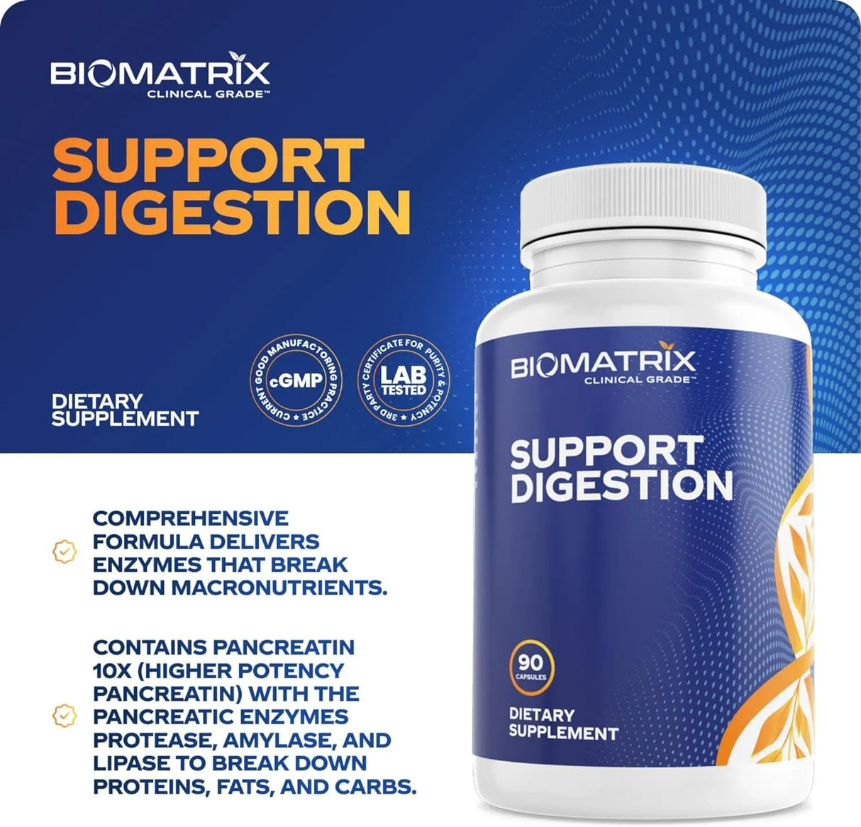 BIOMATRIX - BioMatrix Support Digestion 90 Capsulas - The Red Vitamin MX - Suplementos Alimenticios - {{ shop.shopifyCountryName }}