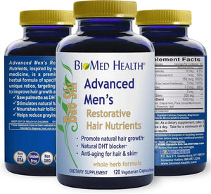 BIOMED HEALTH - BioMed Health Hair Growth Vitamins for Men 120 Capsulas - The Red Vitamin MX - Suplementos Alimenticios - {{ shop.shopifyCountryName }}