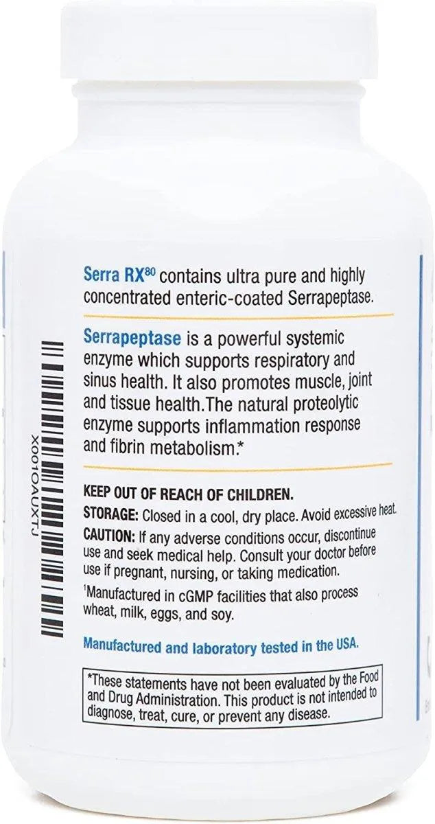 BIOMEDIC LABS RX - Biomedic Labs RX Serra-RX 80,000 SPU Serrapeptase 180 Capsulas - The Red Vitamin MX - Suplementos Alimenticios - {{ shop.shopifyCountryName }}