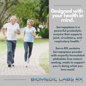 BIOMEDIC LABS RX - Biomedic Labs RX Serra-RX 80,000 SPU Serrapeptase 180 Capsulas - The Red Vitamin MX - Suplementos Alimenticios - {{ shop.shopifyCountryName }}