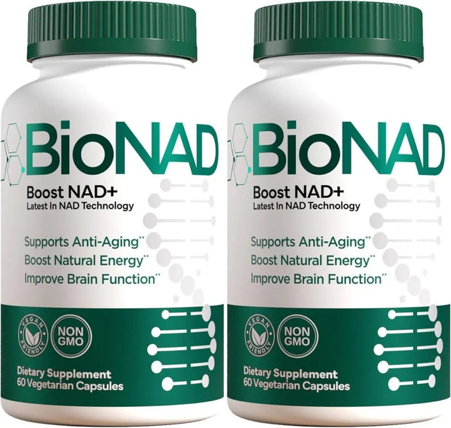 BIONAD - BioNAD NAD+ Booster 60 Capsulas 2 Pack - The Red Vitamin MX - Suplementos Alimenticios - {{ shop.shopifyCountryName }}