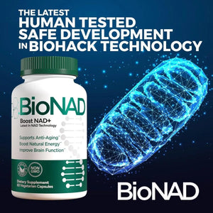 BIONAD - BioNAD NAD+ Booster 60 Capsulas 2 Pack - The Red Vitamin MX - Suplementos Alimenticios - {{ shop.shopifyCountryName }}