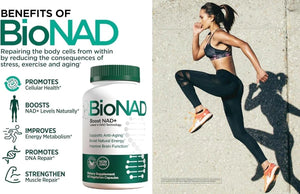 BIONAD - BioNAD NAD+ Booster 60 Capsulas - The Red Vitamin MX - Suplementos Alimenticios - {{ shop.shopifyCountryName }}