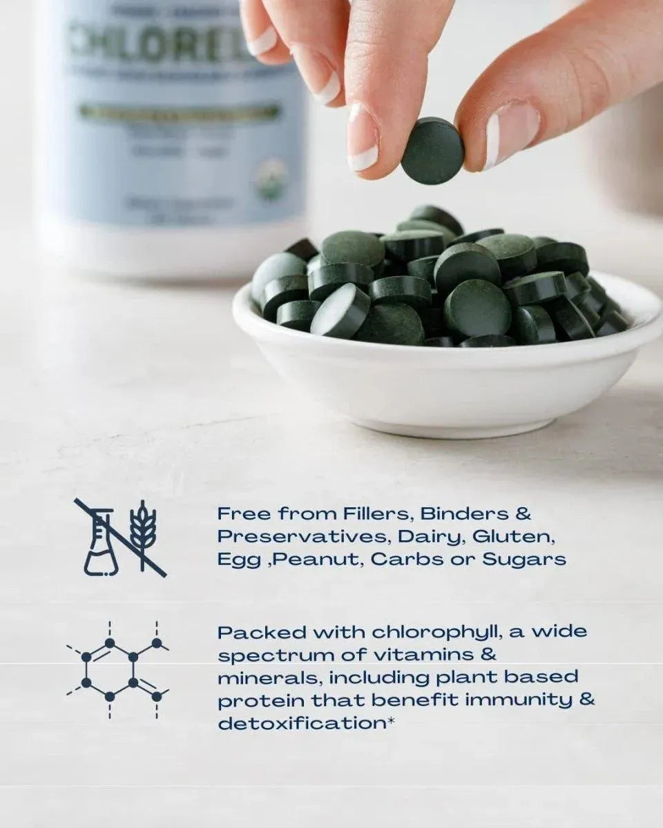 BIOOPTIMAL - BioOptimal Chlorella 120 Tabletas - The Red Vitamin MX - Suplementos Alimenticios - {{ shop.shopifyCountryName }}