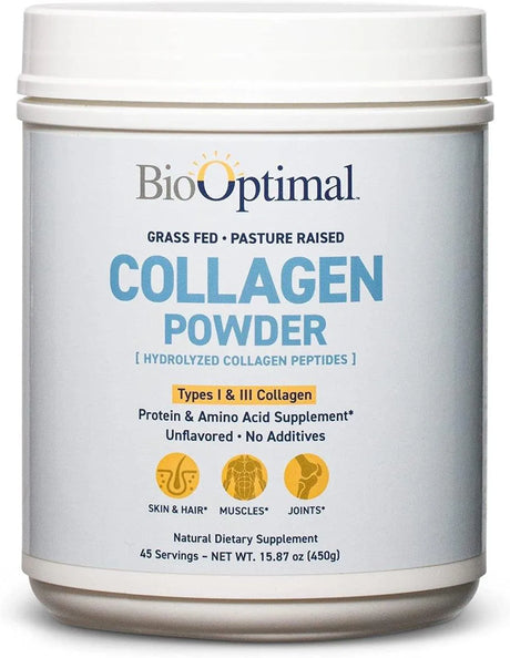 BIOOPTIMAL - BioOptimal Collagen Powder 15.87Oz. - The Red Vitamin MX - Suplementos Alimenticios - {{ shop.shopifyCountryName }}