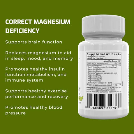 BIOPTIMIZERS - BiOptimizers Magnesium Breakthrough 30 Capsulas - The Red Vitamin MX - Suplementos Alimenticios - {{ shop.shopifyCountryName }}