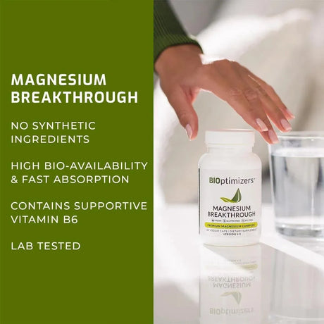 BIOPTIMIZERS - BiOptimizers Magnesium Breakthrough 30 Capsulas - The Red Vitamin MX - Suplementos Alimenticios - {{ shop.shopifyCountryName }}