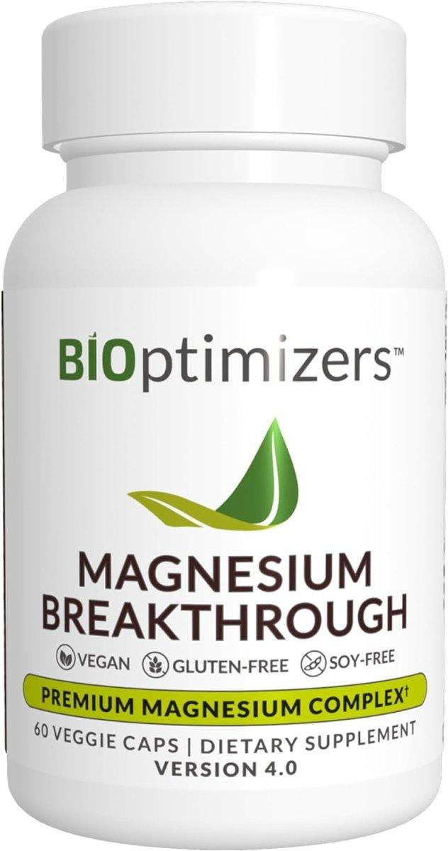 BIOPTIMIZERS - BiOptimizers Magnesium Breakthrough 60 Capsulas - The Red Vitamin MX - Suplementos Alimenticios - {{ shop.shopifyCountryName }}