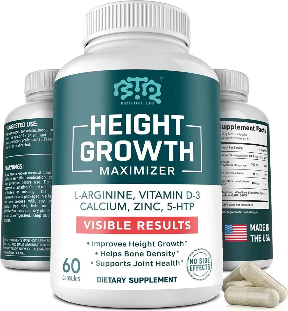 BIOTEQUELAB - Biotequelab Height Growth Maximizer Nueva Imagen 60 Capsulas - The Red Vitamin MX - Suplementos Alimenticios - {{ shop.shopifyCountryName }}