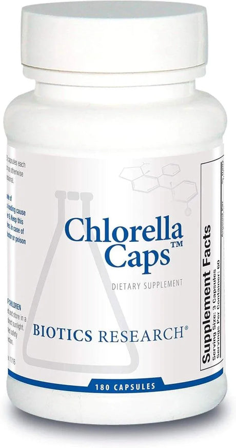 BIOTICS RESEARCH - Biotics Research Chlorella 180 Capsulas - The Red Vitamin MX - Suplementos Alimenticios - {{ shop.shopifyCountryName }}