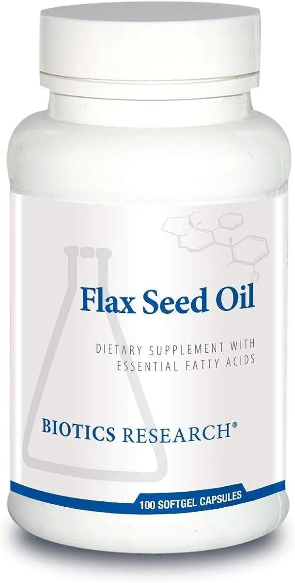 BIOTICS RESEARCH - BIOTICS Research Flax Seed Oil 1000Mg. 100 Capsulas Blandas - The Red Vitamin MX - Suplementos Alimenticios - {{ shop.shopifyCountryName }}