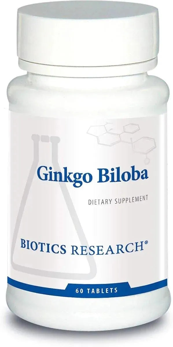 BIOTICS RESEARCH - BIOTICS Research Ginkgo Biloba Standardized 24% 60 Tabletas - The Red Vitamin MX - Suplementos Alimenticios - {{ shop.shopifyCountryName }}